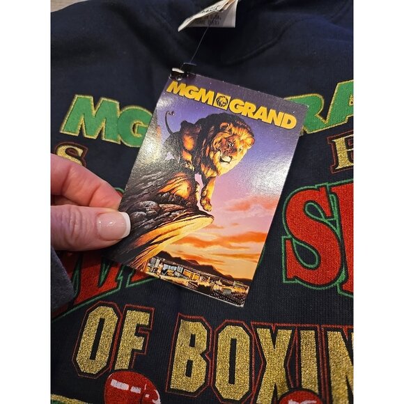 MGM Grand Slam 1994 Julio Chavez Vintage Sweatshirt XL Deadstock Boxing Tag RARE - Picture 7 of 11